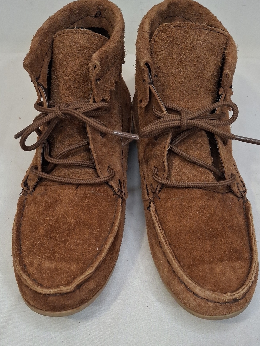 Oliberte 38 Hirari Women’s Brown Suede Moccasin Boots. Made In Africa